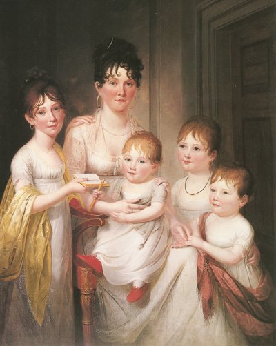 Madame Dubocq e i suoi figli da James the Elder Peale